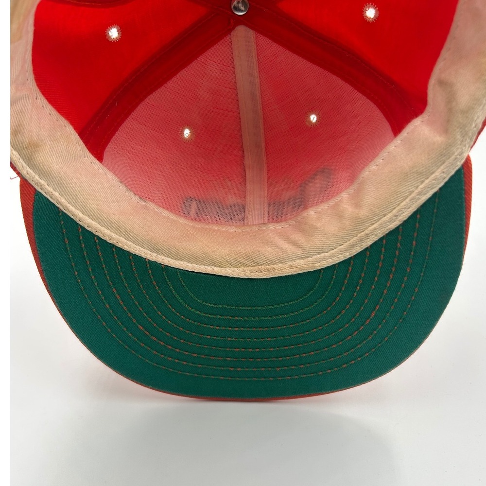 Vintage Clemson Tigers Snapback Hat Orange NCAA College Baseball Cap Green Under - Picture 5 of 5
